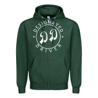 Sports Green designated driver funny gift tee Zipper Hoodie - linhVisuals