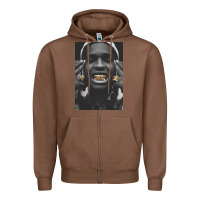 Chestnut Asap Rocky Zipper Hoodie - linhVisuals