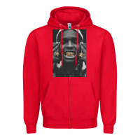 Red Asap Rocky Zipper Hoodie - linhVisuals