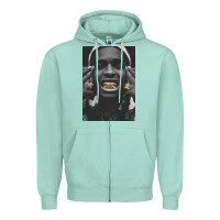 Seafoam Asap Rocky Zipper Hoodie - linhVisuals