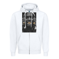 White Asap Rocky Zipper Hoodie - linhVisuals