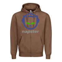 Chestnut napster Zipper Hoodie - linhVisuals