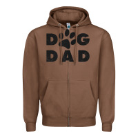 Chestnut dog dad classic design paw gift t shirt Zipper Hoodie - linhVisuals