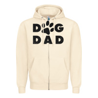 Sandshell dog dad classic design paw gift t shirt Zipper Hoodie - linhVisuals