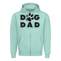 Seafoam dog dad classic design paw gift t shirt Zipper Hoodie - linhVisuals