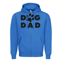 True Royal dog dad classic design paw gift t shirt Zipper Hoodie - linhVisuals