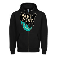 Black pavement area Zipper Hoodie - linhVisuals