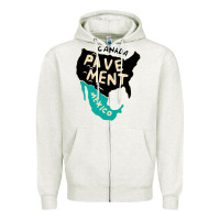 Oatmeal Heather pavement area Zipper Hoodie - linhVisuals