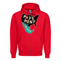 Red pavement area Zipper Hoodie - linhVisuals