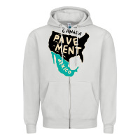 Dove Grey pavement area Zipper Hoodie - linhVisuals