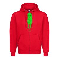 Red picolas cage Zipper Hoodie - linhVisuals