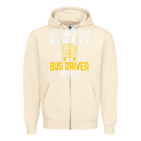 Sandshell don't make me use bus driver voice school bus driver t shirt Zipper Hoodie - linhVisuals