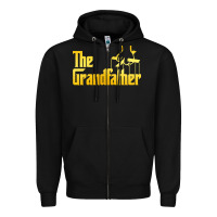 Black the grandfather essential Zipper Hoodie - linhVisuals