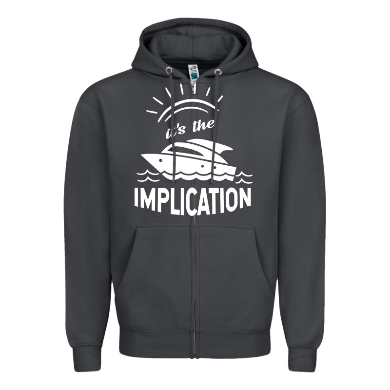 The Implication Its Always Sunny In Philadelphia Zipper Hoodie by linhVisuals | Teevron