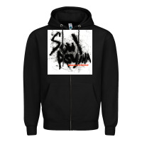 Black soul asylum Zipper Hoodie - linhVisuals