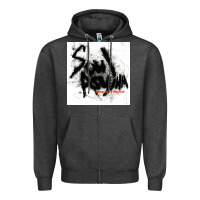 Charcoal Heather soul asylum Zipper Hoodie - linhVisuals