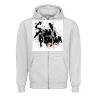 Dove Grey soul asylum Zipper Hoodie - linhVisuals