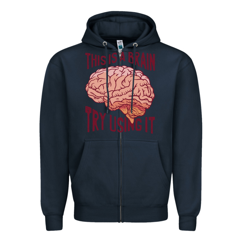 Brain Zipper Hoodie by linhVisuals | Teevron