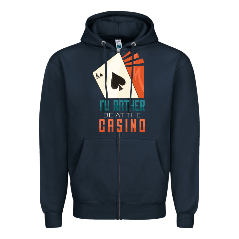 Casino Zipper Hoodie by linhVisuals | Teevron