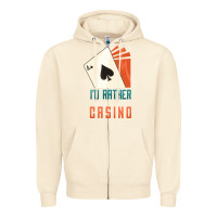 Sandshell Casino Zipper Hoodie - linhVisuals