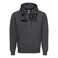 Smoke cristian #ronaldo Zipper Hoodie - linhVisuals