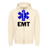 Sandshell emt ems paramedic star of life caduceus t shirt Zipper Hoodie - linhVisuals