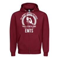Burgundy emt shirts for women  emt pullover hoodie Zipper Hoodie - linhVisuals