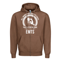 Chestnut emt shirts for women  emt pullover hoodie Zipper Hoodie - linhVisuals