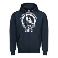 Navy emt shirts for women  emt pullover hoodie Zipper Hoodie - linhVisuals