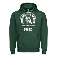 Sports Green emt shirts for women  emt pullover hoodie Zipper Hoodie - linhVisuals