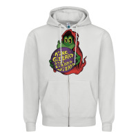 Dove Grey king gizzard & the lizard wizard Zipper Hoodie - linhVisuals