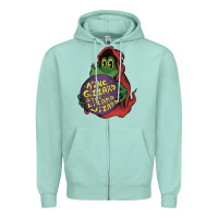 Seafoam king gizzard & the lizard wizard Zipper Hoodie - linhVisuals