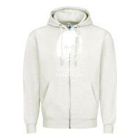 Oatmeal Heather albert einstein quote1 Zipper Hoodie - linhVisuals