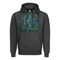Charcoal Heather king gizzard Zipper Hoodie - linhVisuals