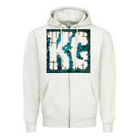 Oatmeal Heather king gizzard Zipper Hoodie - linhVisuals