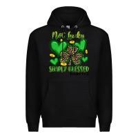 Black not lucky simply blessed Premium Hoodie - Artiststas