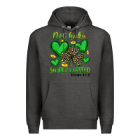 Charcoal Heather not lucky simply blessed Premium Hoodie - Artiststas