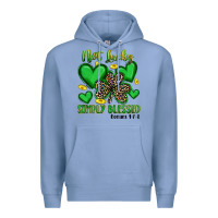 Colony Blue not lucky simply blessed Premium Hoodie - Artiststas