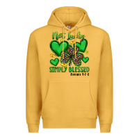 Mustard not lucky simply blessed Premium Hoodie - Artiststas