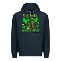 Navy not lucky simply blessed Premium Hoodie - Artiststas