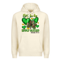 Sandshell not lucky simply blessed Premium Hoodie - Artiststas