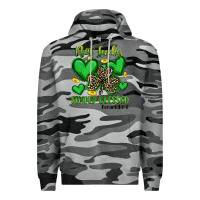 Slate Camo not lucky simply blessed Premium Hoodie - Artiststas