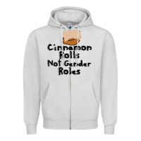 Dove Grey cinnamon rolls not gender roles Zipper Hoodie - linhVisuals