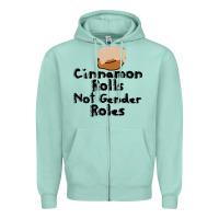 Seafoam cinnamon rolls not gender roles Zipper Hoodie - linhVisuals