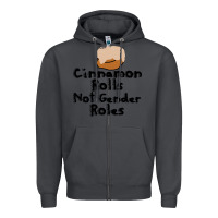 Smoke cinnamon rolls not gender roles Zipper Hoodie - linhVisuals