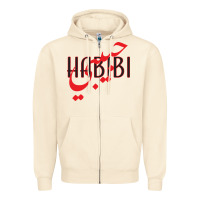Sandshell yallah habibi Zipper Hoodie - linhVisuals
