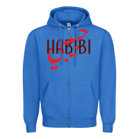 True Royal yallah habibi Zipper Hoodie - linhVisuals