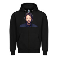 Black JOSH GROBAN Zipper Hoodie - linhVisuals