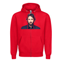 Red JOSH GROBAN Zipper Hoodie - linhVisuals