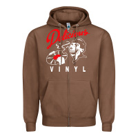 Chestnut delicious vinyl Zipper Hoodie - linhVisuals
